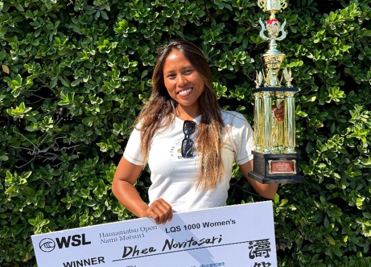Dhea Natasya Juara World Surf League LQS Hamamatsu Open 2026, Peringkat Pertama Klasemen Poin LQS 2025/2026 Region Asia