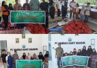 Wujud Kepedulian Sosial, PT Rambah Sawit Mandiri Salurkan 412 Paket Sembako di Tiga Desa