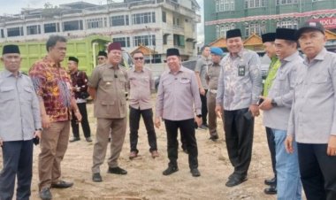 Pembangunan Astaka Utama MTQ ke-44 Provinsi Riau di Tepian Narosa Dipastikan Rampung Tepat Waktu