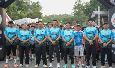 Diikuti Ribuan Peserta, Polres Kuansing Fun Run 2026 Bertabur Doorprize Menarik
