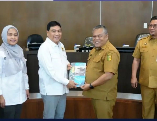 Proaktif Jemput Bola Anggaran Pusat, Pemkab Kuansing Hadiri Launching Forum DPR RI Asal Riau