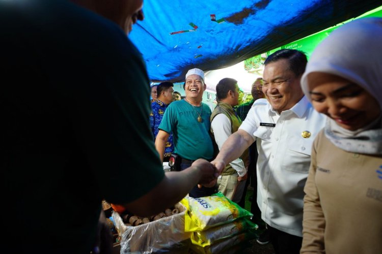 Operasi Pasar Murah TPID Riau Digelar di Halaman Kantor Lurah Minas Timur Siak Pagi Ini