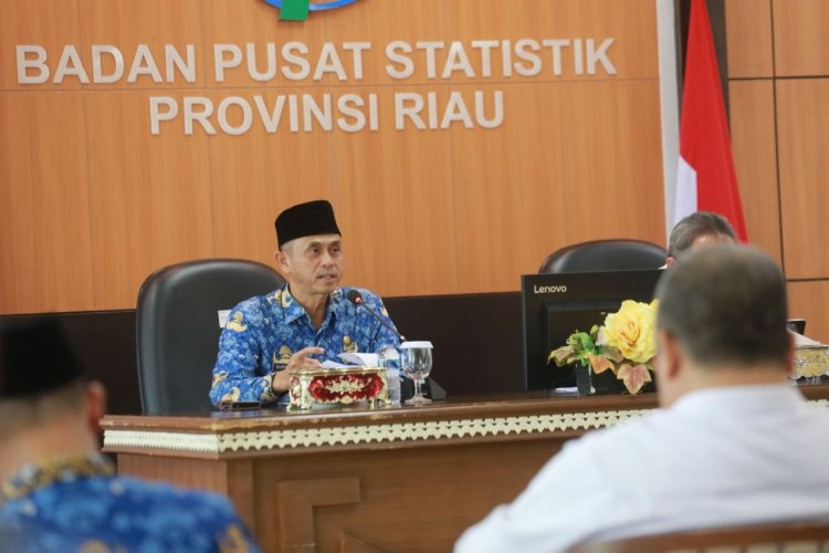 Hadiri Rilis Berita Resmi Statistik BPS, Diskominfotik Riau Jadikan Data Itu Rujukan Utama Perencanaan Pembangunan