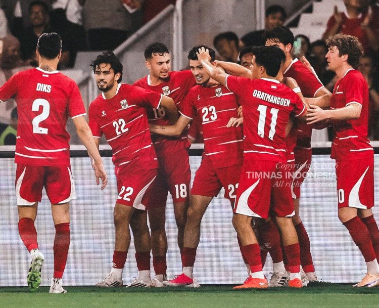 Hasil Babak I Timnas Indonesia vs Oman 2-0, FIFA Matchday 2026, Calon Pengantin Justin Hubner Jebol Gawang Al-Ahmar