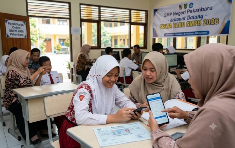 Penerimaan Siswa Baru SMP di Pekanbaru Akan Dibuka 22 Juni 2026, Proses Pendaftaran Secara Online