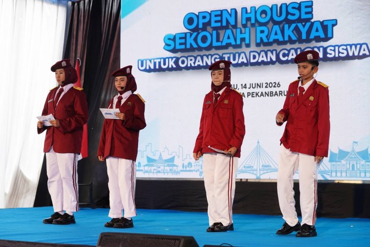 420 Anak Kurang Mampu dari Berbagai Daerah di Riau Bisa Menikmati Sekolah Rakyat Gratis Tahun Ini