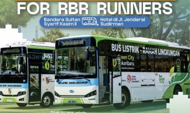 Sukseskan Riau Bhayangkara Run 2026, Wako Agung Gratiskan Peserta Naik Bus TMP