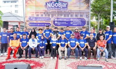 Hadiri Peluncuran NGOBJAR, Wabup Jhony Charles Puji Inovasi Pelayanan Publik Kajari Rohil