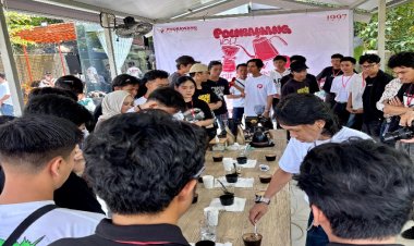 Anak Muda Perawang Gelar Manual Brew Competition 2026, BRI Perawang Dukung Kreativitas Barista Lokal