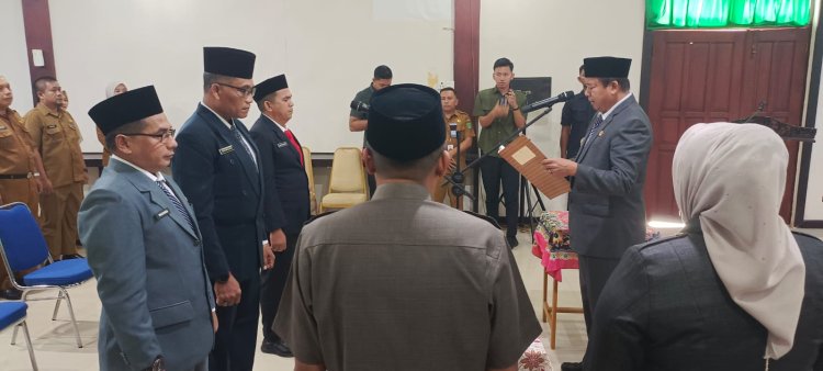 Pejabat Baru Disdukcapil Dilantik, Wabup Inhu Serukan Jemput Bola dan Haramkan Pungli!