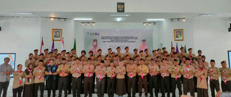 Kwarcab Kota Pekanbaru Lantik Pengurus Saka Wanabakti, Cetak Generasi Pelestari Hutan