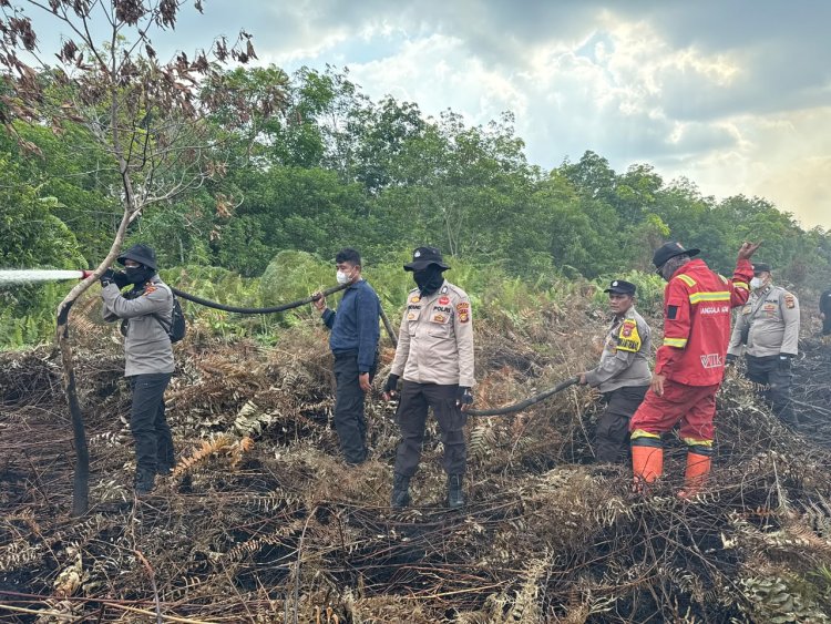 17 Titik Panas Menyala di Riau, Tim Gabungan dan 3 Helikopter Water Bombing Taklukkan 80 Ha Karhutla di Bengkalis