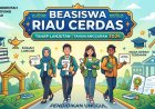Dapatkan Beasiswa Riau Cerdas Tahap Lanjutan Tahun Anggaran 2026, Ini Persyaratan dan Tata Cara Pendaftarannya
