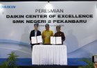 SMKN 2 Pekanbaru Jadi Pusat Keunggulan DAIKIN Pertama di Sumatera