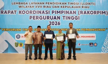 UIR Borong 11 Piagam Penghargaan dari LLDIKTI Wilayah XVII Riau - Kepri