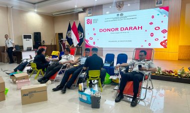 Sambut HUT ke-81 RI, Imigrasi Pekanbaru Buka Layanan Cek Kesehatan dan Donor Darah Bagi Warga