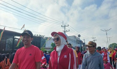 Sambut HUT ke-81 RI, Kecamatan Tandun Gelar Jalan Santai dan Beragam Kegiatan