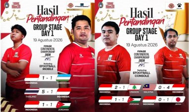 Timnas esports Console Indonesia Kalahkan Malaysia 4-0 dan Lebanon 2-1, FIFAe Continental Championship 2026