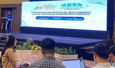 Dorong Media Manfaatkan Teknologi AI, AMSI Riau Gelar Workshop Pemanfaatan Artificial Intelligence untuk Produksi Konten Multimedia