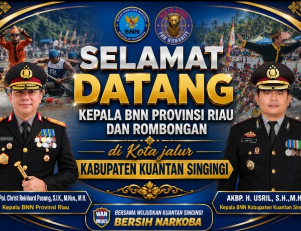 Dukung Pemberantasan Narkotika, Kuansing Disiapkan Jadi Pusat Rehabilitasi Terpadu BNN Riau