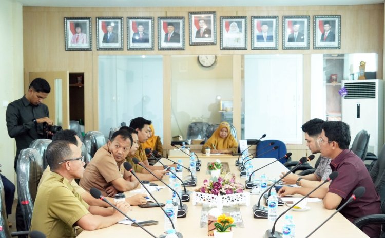 Komisi I DPRD Bengkalis Rapat Kerja Bersama Dinas PMD, Tantowi Saputra Pangaribuan: Bahas Masa Jabatan Kepala Desa 