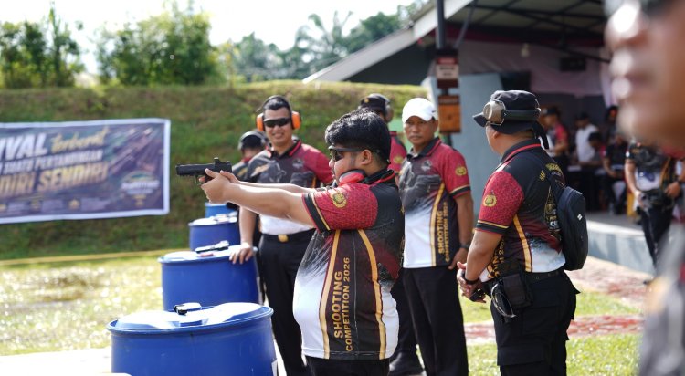 Hadiri Pembukaan  Shooting Competition HUT Bhayangkara ke-80, Arsya Fadillah Dorong Sinergi Polri, Pemda dan Masyarakat