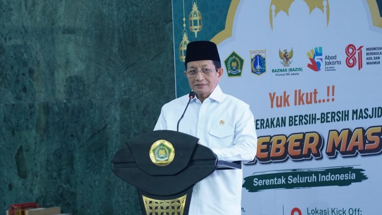 Sasar 50 Ribu Masjid dan Musala di Indonesia, Menteri Agama Nasaruddin Umar Kick Off Geber Mas 2026