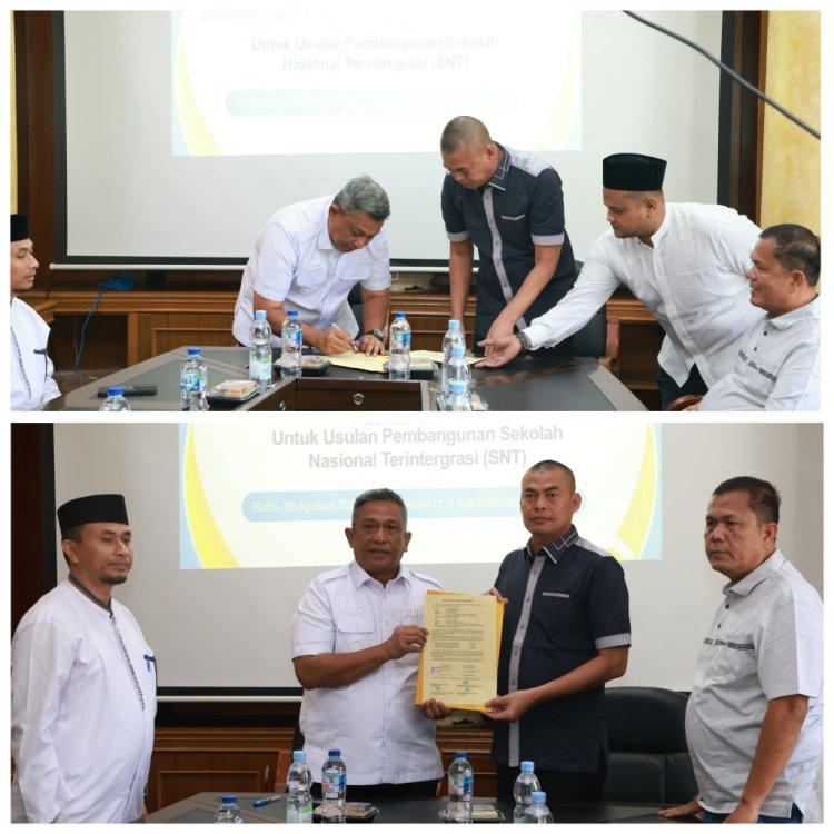 Kades Sontang Zulfahrianto Hibahkan Tanah 20 Ha kepada Pemda Rohul, Support Pembangunan SNT