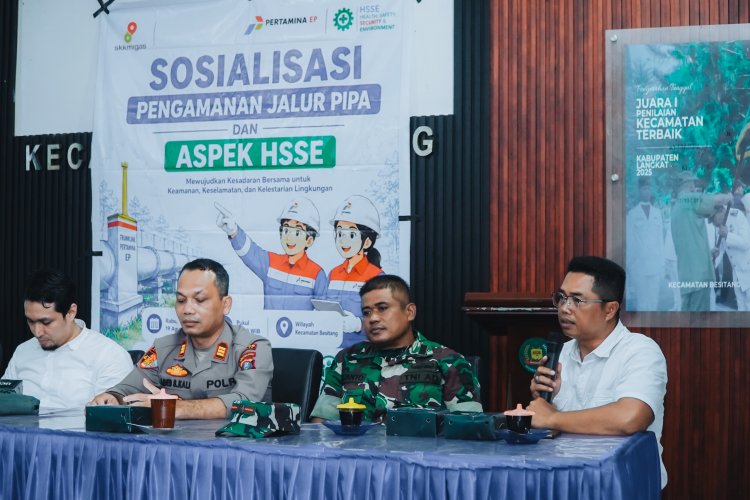 Pertamina EP Rantau Field Imbau Masyarakat Lapor Aktivitas Illegal Tapping