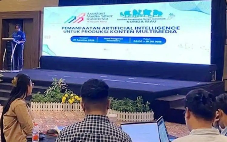 Dorong Media Manfaatkan Teknologi AI, AMSI Riau Gelar Workshop Pemanfaatan Artificial Intelligence untuk Produksi Konten Multimedia