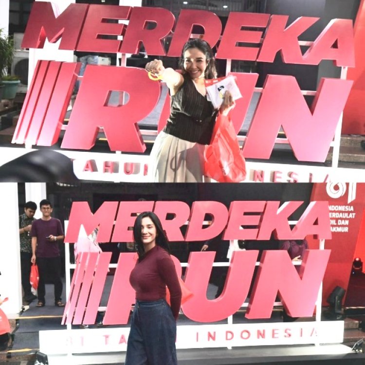 Gisella Anastasia dan Fanny Ghassani Bangga Ikut Merdeka Run 2026, Rayakan HUT ke-81 Republik Indonesia