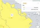 Prakiraan Cuaca Riau 19 September 2026, Peringatan Dini BMKG Waspada Hujan Lebat Disertai Petir dan Angin Kencang Pagi dan Malam Hari