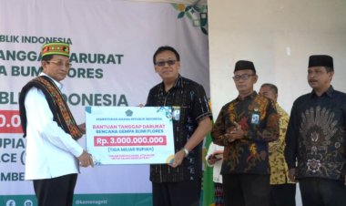 Gempa Flores Rusak 509 Rumah Ibadah, Menteri Agama Nasaruddin Umar Salurkan Bantuan Rp3 Miliar