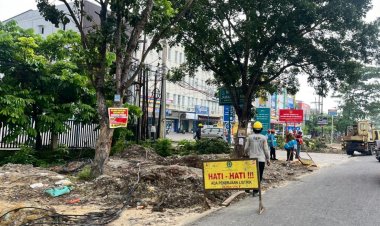 Urai Kemacetan di Simpang Mal SKA Pekanbaru, Dinas PUPR-PKPP Riau Lebarkan Jalan Tuanku Tambusai