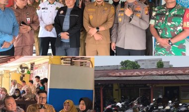 Cegah Kenakalan Remaja, Tim Gabungan Ujung Batu Jaring 25 Pelajar Membolos dan 13 Motor