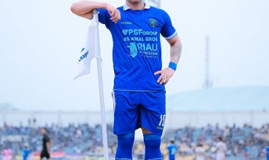 Hasil Babak I PSPS Pekanbaru vs Persiraja 2-0, Liga 2 Musim 2026-2027, Antonio Gamaroni Brace