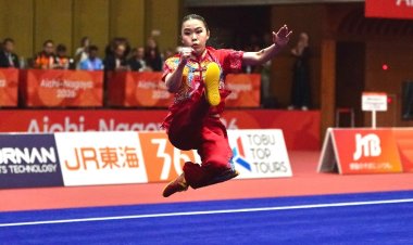 Eugenia Diva Widodo Atlet Wushu Indonesia Sumbang Perunggu di Asian Games Aichi-Nagoya 2026