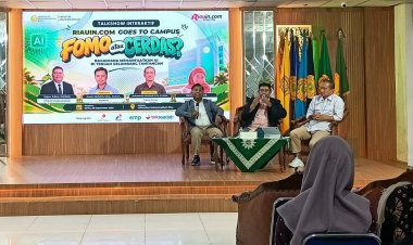 Riauin.com Goes to Campus Ajak Mahasiswa Umri Cerdas Manfaatkan AI