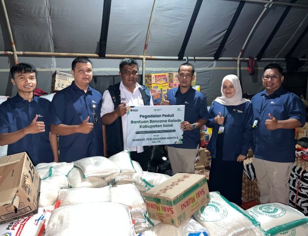 Pegadaian Salurkan Bantuan Tanggap Darurat untuk Masyarakat Terdampak Galodo Solok