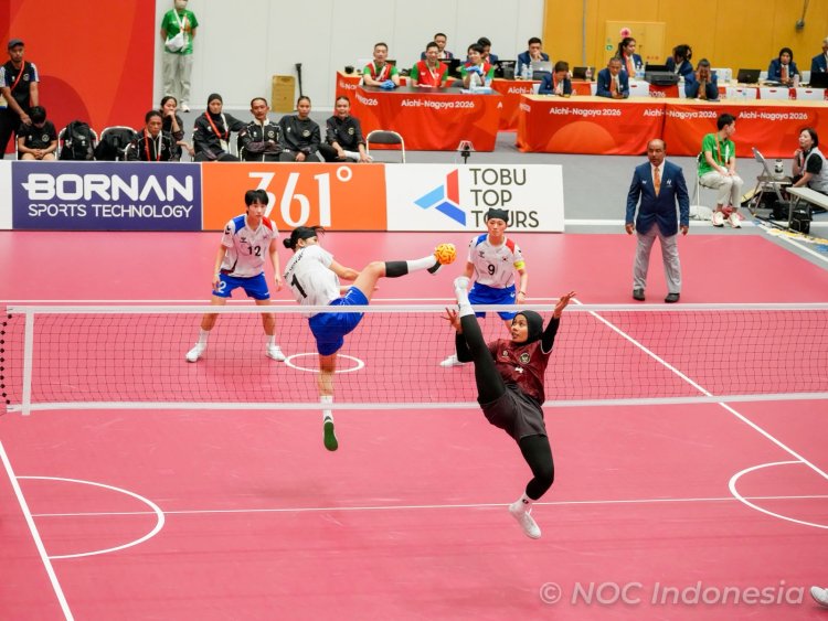 Tim Sepak Takraw Putri Raih Perunggu di Asian Games 2026 Aichi-Nagoya, Indonesia Koleksi 1 Emas, 4 Perak dan 17 Perunggu