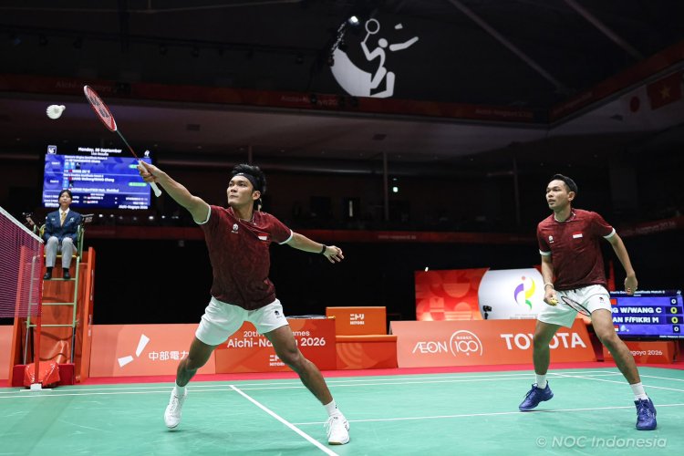 Fajar/Fikri Raih Atlet Bulu Tangkis Indonesia Raih Perunggu Asian Games Aichi-Nagoya 2026