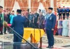 Sarman Syahroni Dilantik Sebagai Sekda Rokan Hilir, Bupati Bistamam Minta Segera Beradaptasi