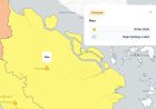 Prakiraan Cuaca Riau 18 Oktober 2026, Peringatan Dini BMKG Waspada Hujan Lebat Disertai Petir dan Angin Kencang Sore dan Malam Hari