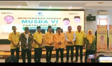 Bistamam Pimpin DPD Golkar Rohil Secara Aklamasi di Musda VI