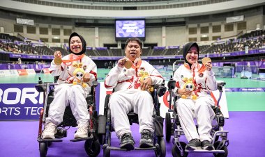 Tiga Atlet Boccia Indonesia Raih 3 Medali Emas di Asian Para Games 2026, Handayani: Sangat Deg-degan Banget