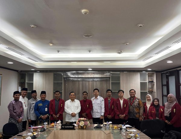 DPD IMM Riau Sampaikan Kajian Kritis Dari Persoalan Fiskal Hingga Karhutla kepada Plt Gubernur