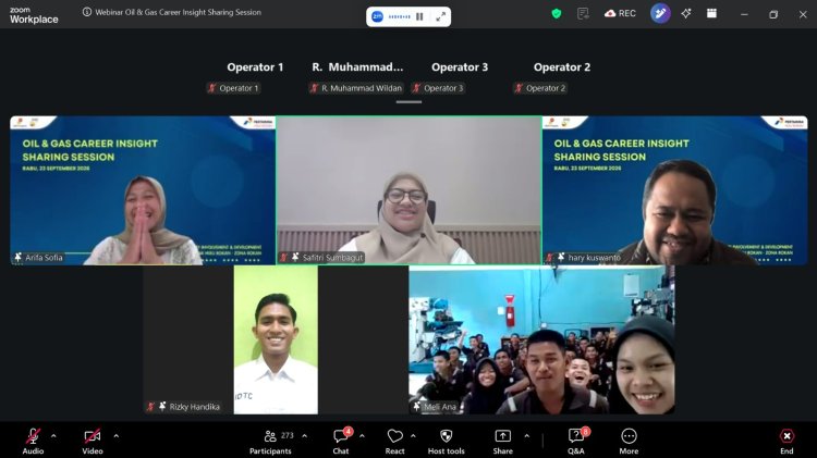 Mengenal Industri Migas Lebih Dekat Bersama PHR, Ratusan Generasi Muda Riau Ikuti Oil & Gas Career Insight Sharing Session