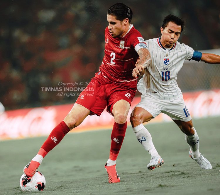 Hasil Babak Kedua Timnas Indonesia vs Thailand 1-1, Final FIFA ASEAN Cup 2026, Nicholas Mickelson Dapat Kartu Merah