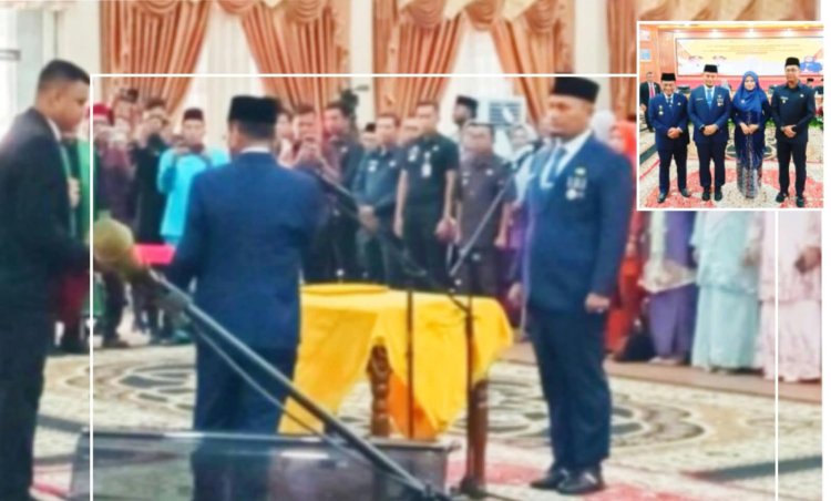 Sarman Syahroni Dilantik Sebagai Sekda Rokan Hilir, Bupati Bistamam Minta Segera Beradaptasi