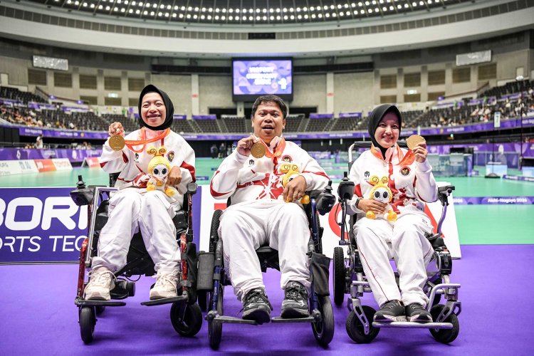Tiga Atlet Boccia Indonesia Raih 3 Medali Emas di Asian Para Games 2026, Handayani: Sangat Deg-degan Banget